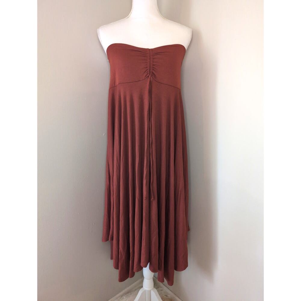 Kylie Paige Multi Way Skirt Dress Medium Brown Convertible Boho